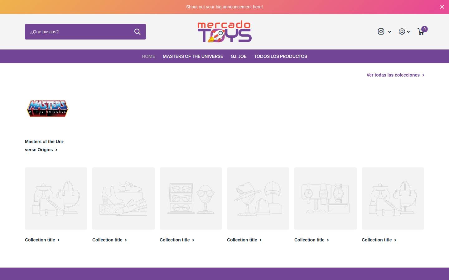mercadotoys.com homepage screenshot