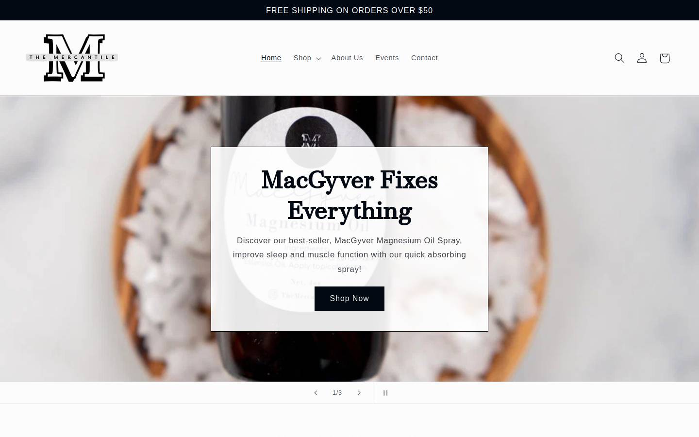 mercantilestl.com homepage screenshot