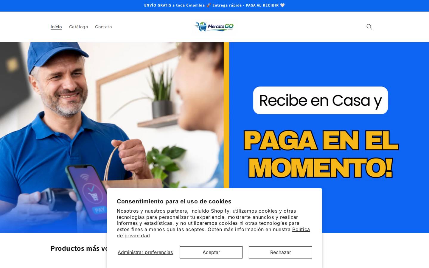 mercatogo.com homepage screenshot