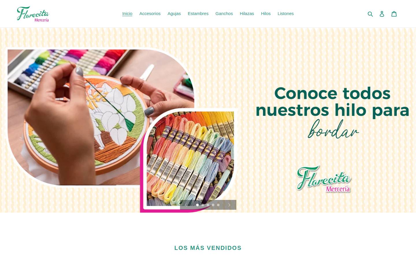 merceriaflorecita.com homepage screenshot