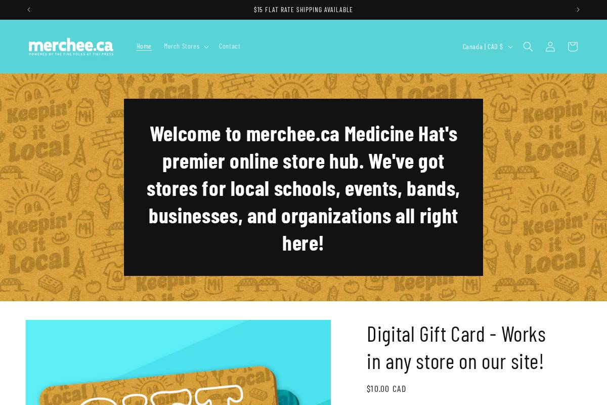 merchee.ca homepage screenshot