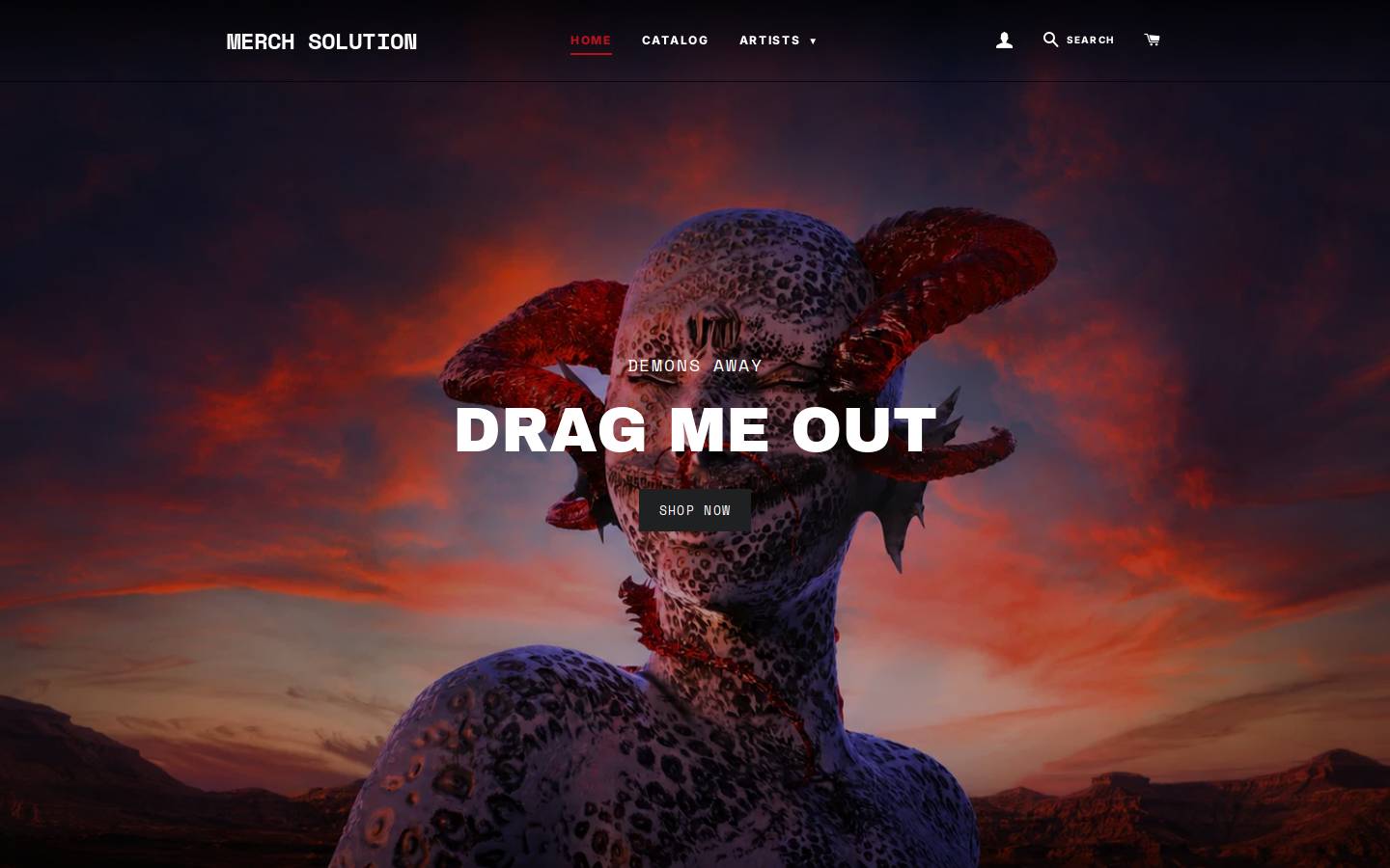 merchsolution.com homepage screenshot