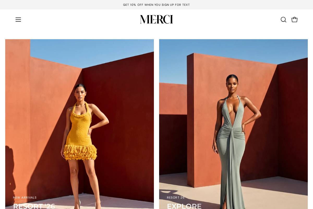 merciyou.com homepage screenshot