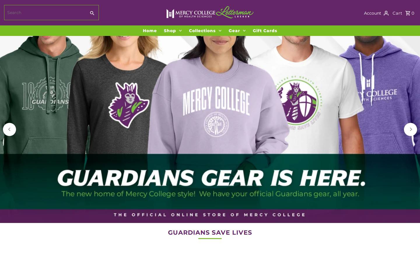 mercylettermanlocker.com homepage screenshot