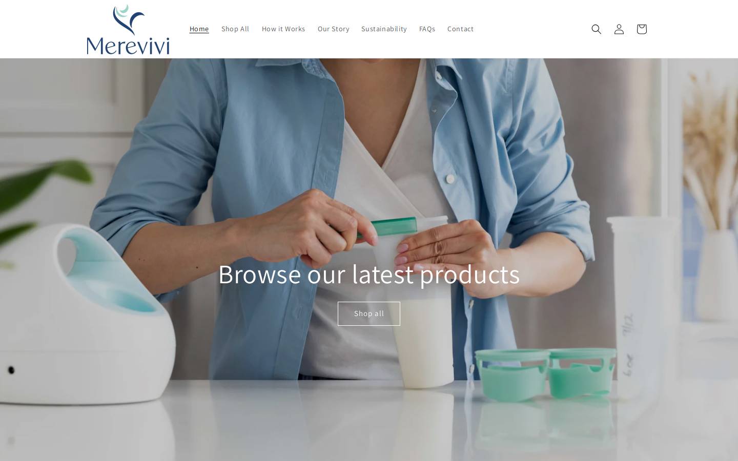 merevivi.com homepage screenshot