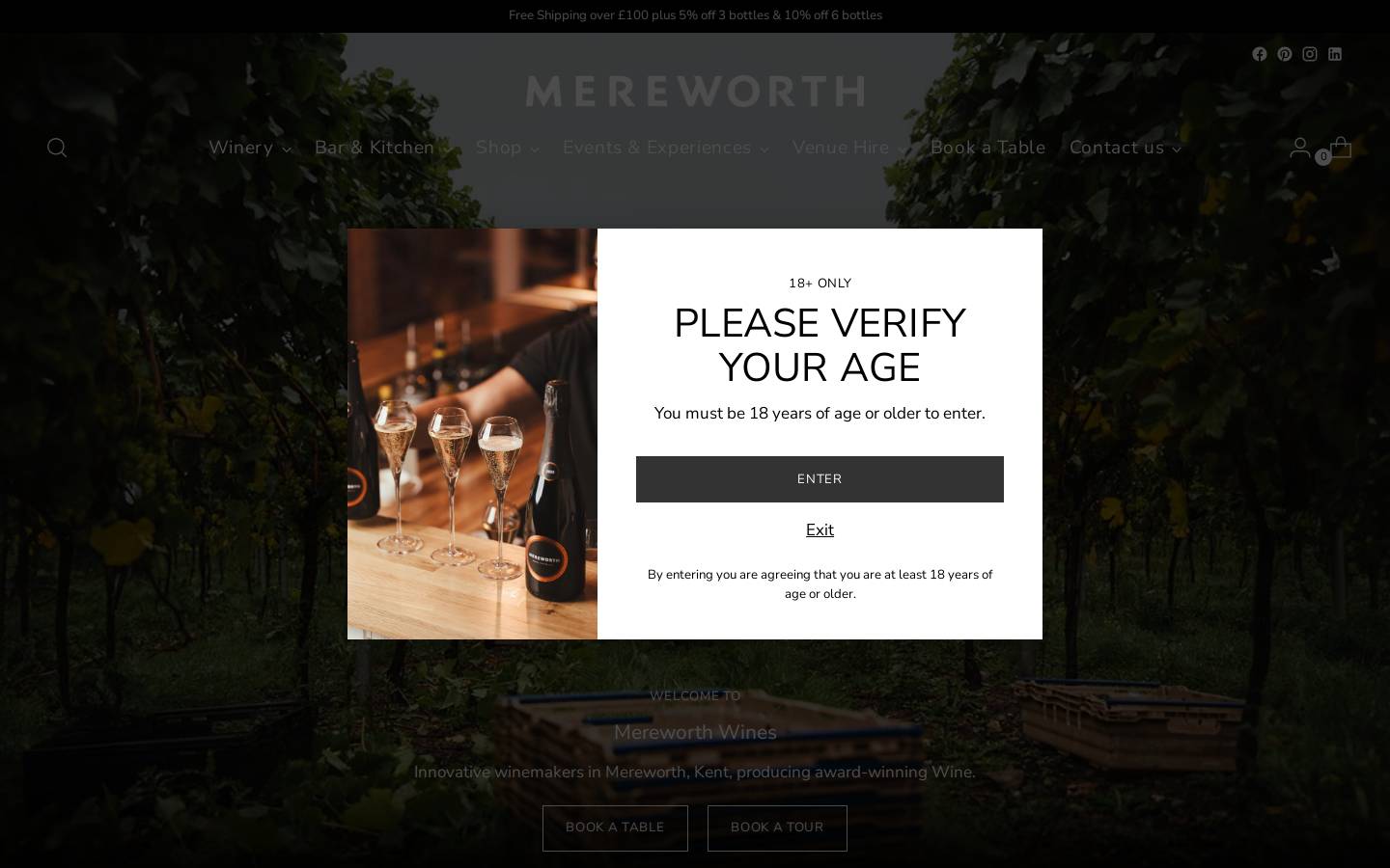 mereworth.co.uk homepage screenshot