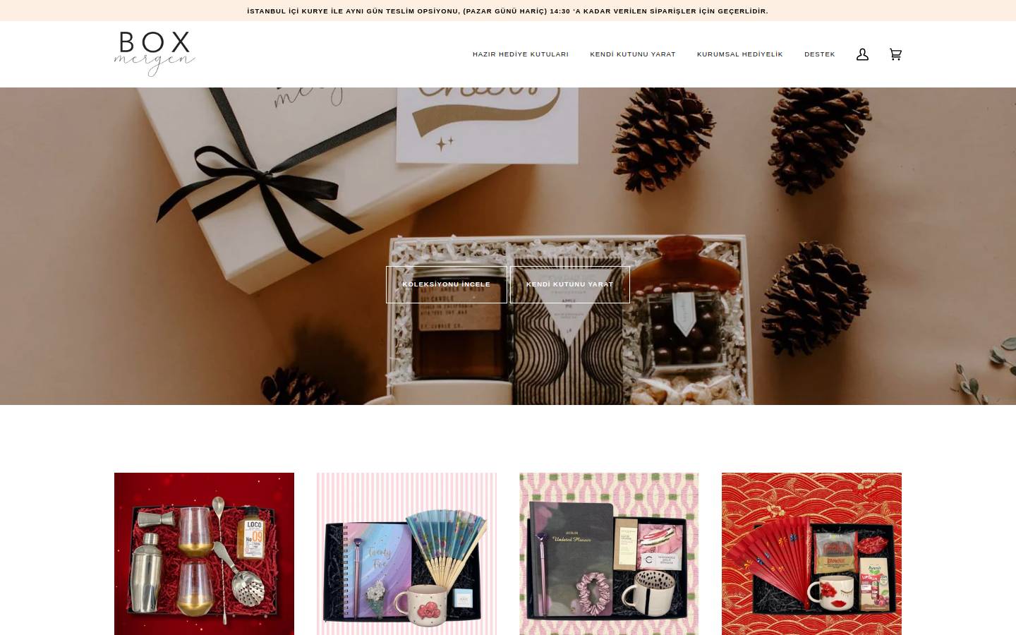 mergenbox.com homepage screenshot