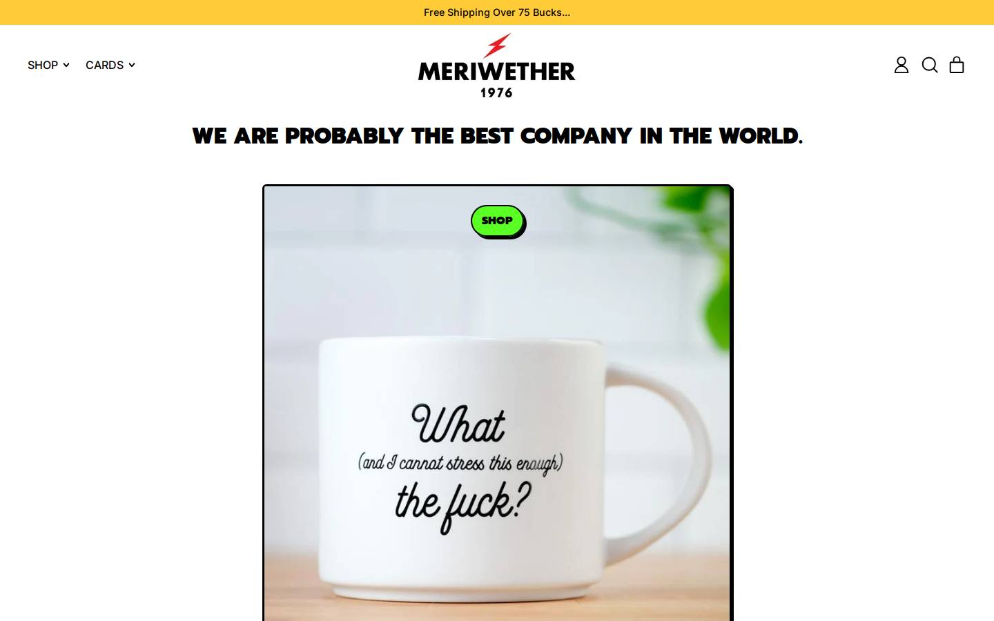 meriwether.love homepage screenshot