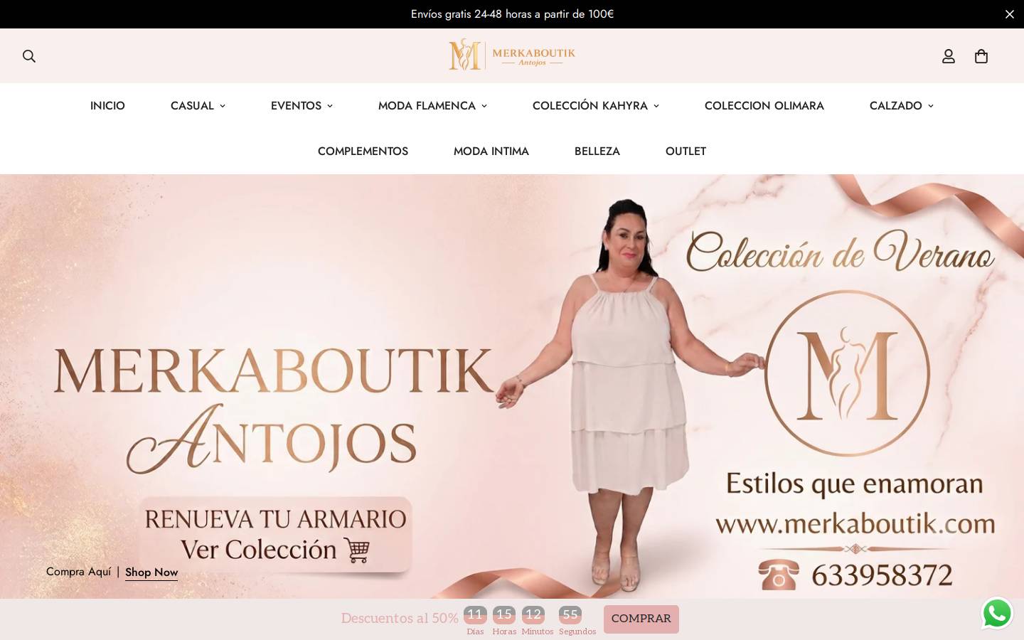 merkaboutik.com homepage screenshot