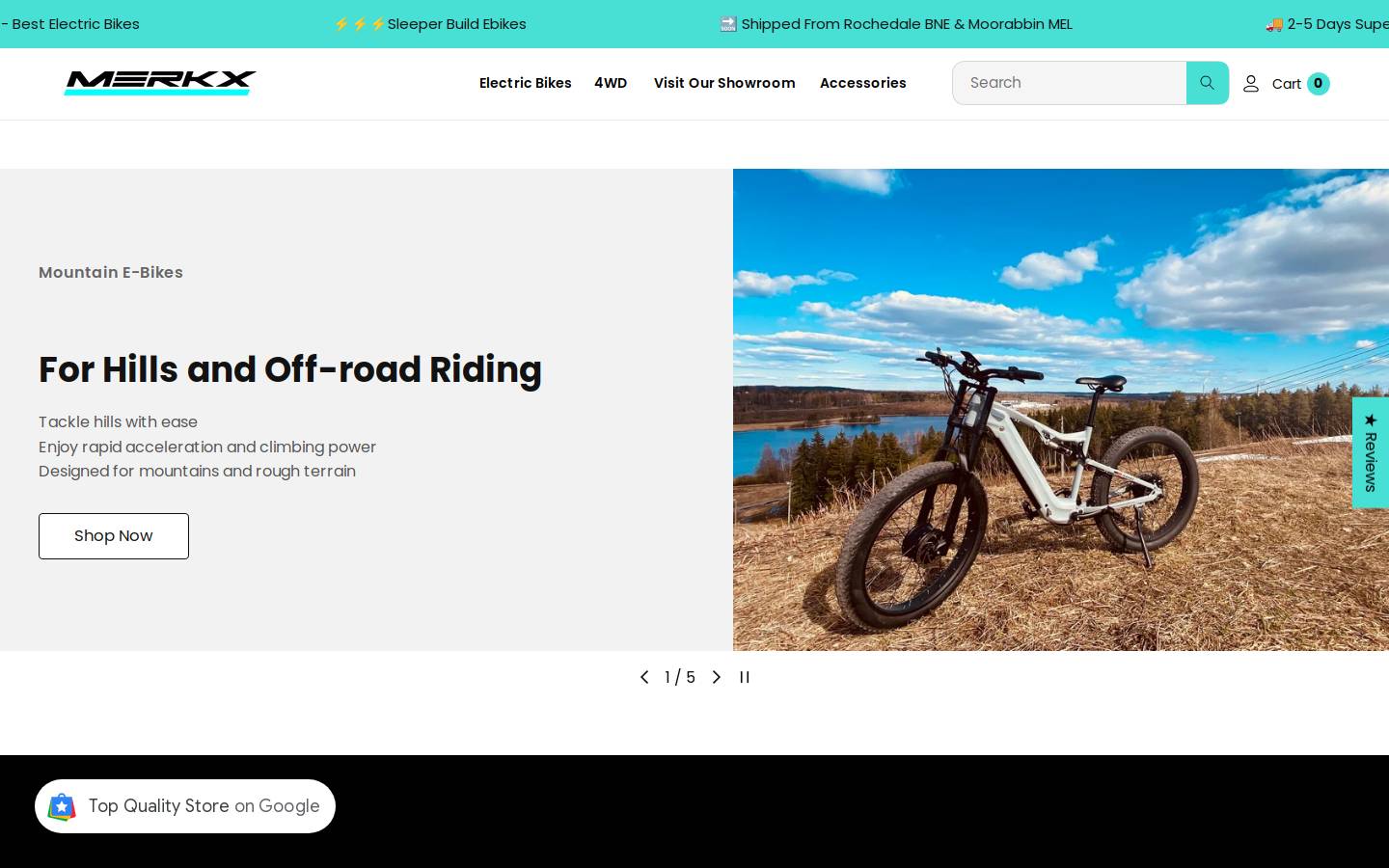 Merkx homepage screenshot