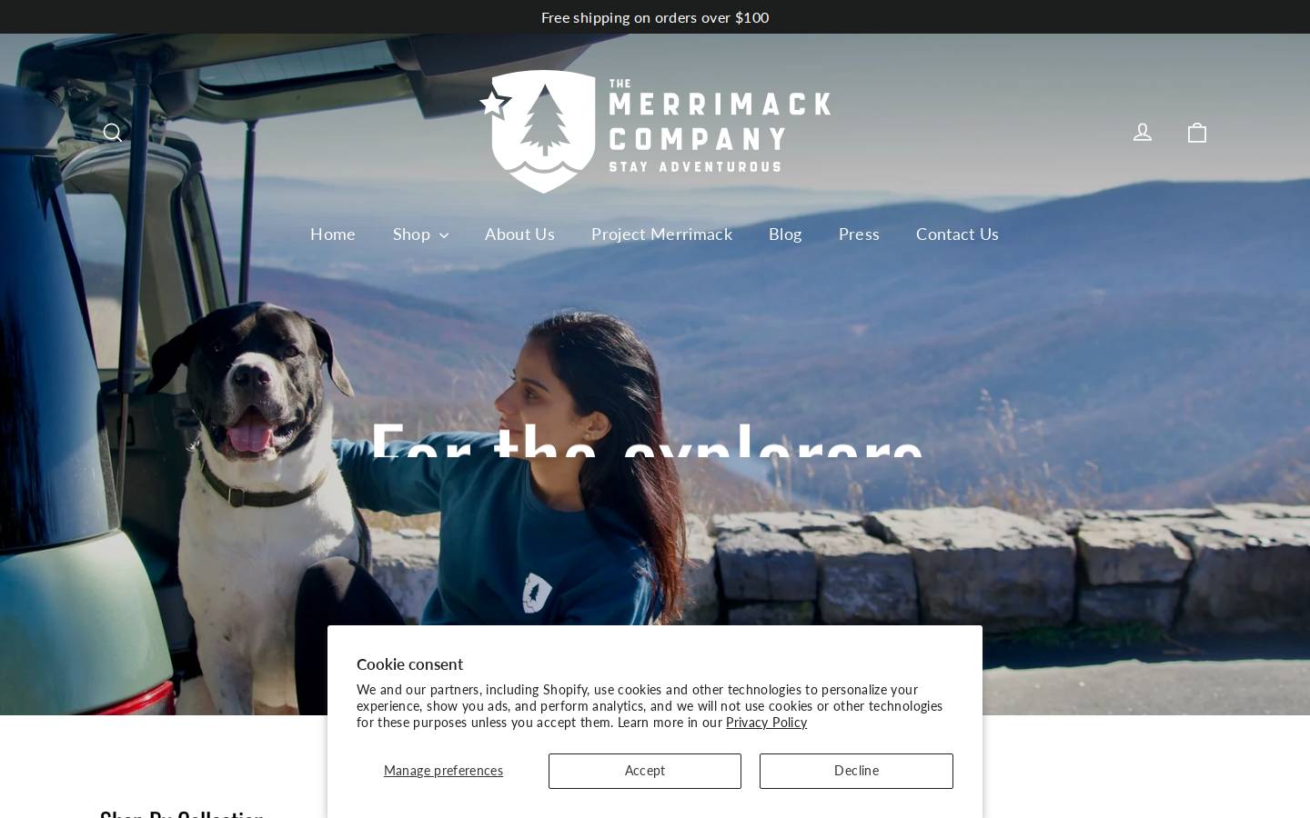 merrimackco.com homepage screenshot