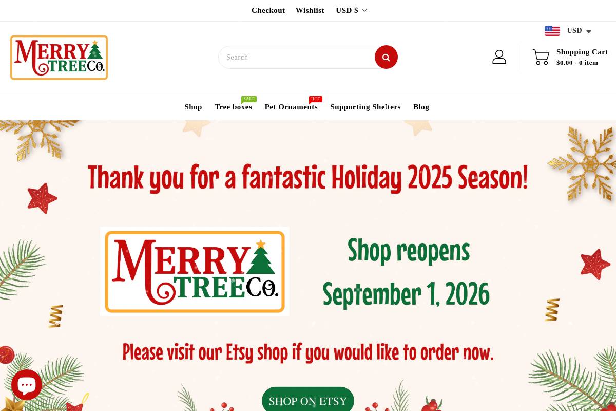 merrytreecompany.com homepage screenshot