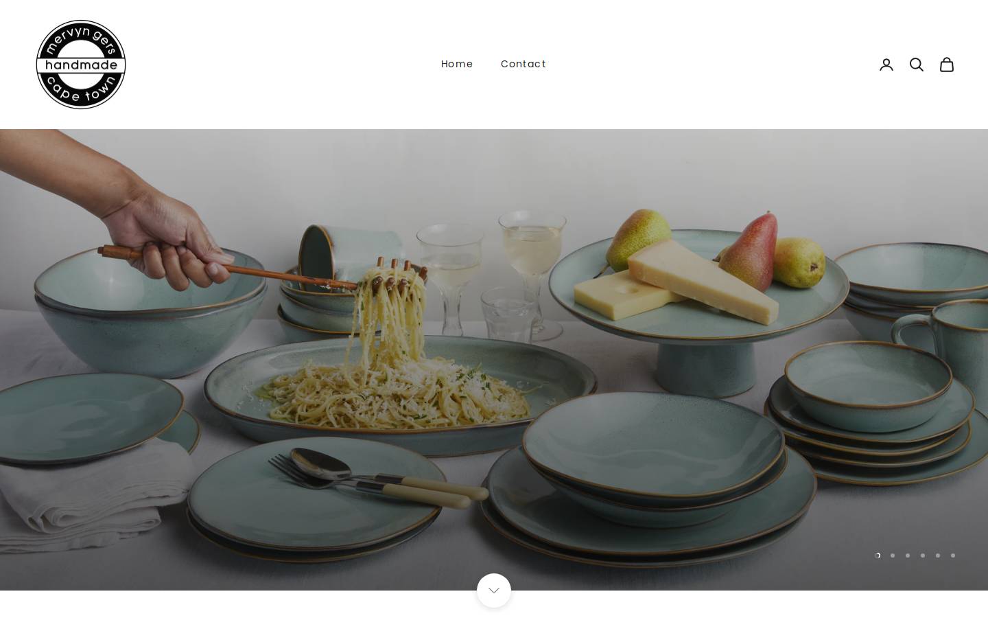 mervyngers.com homepage screenshot
