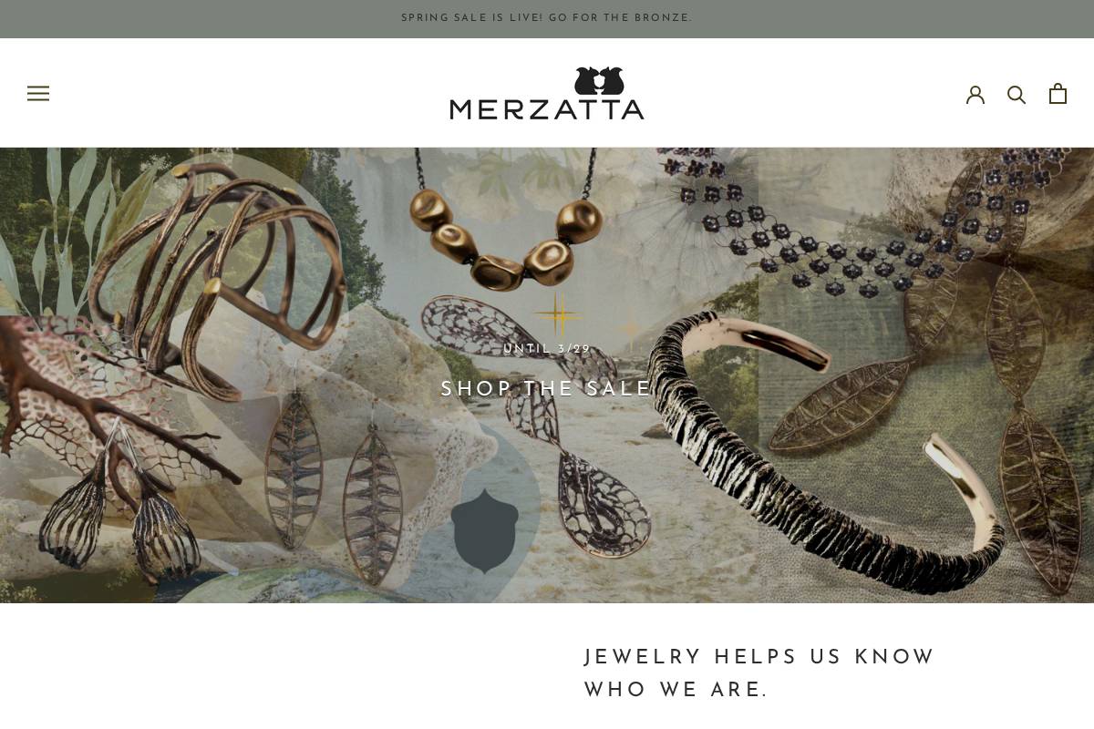 merzatta.com homepage screenshot
