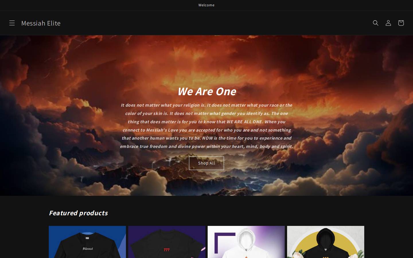 messiahelite.com homepage screenshot