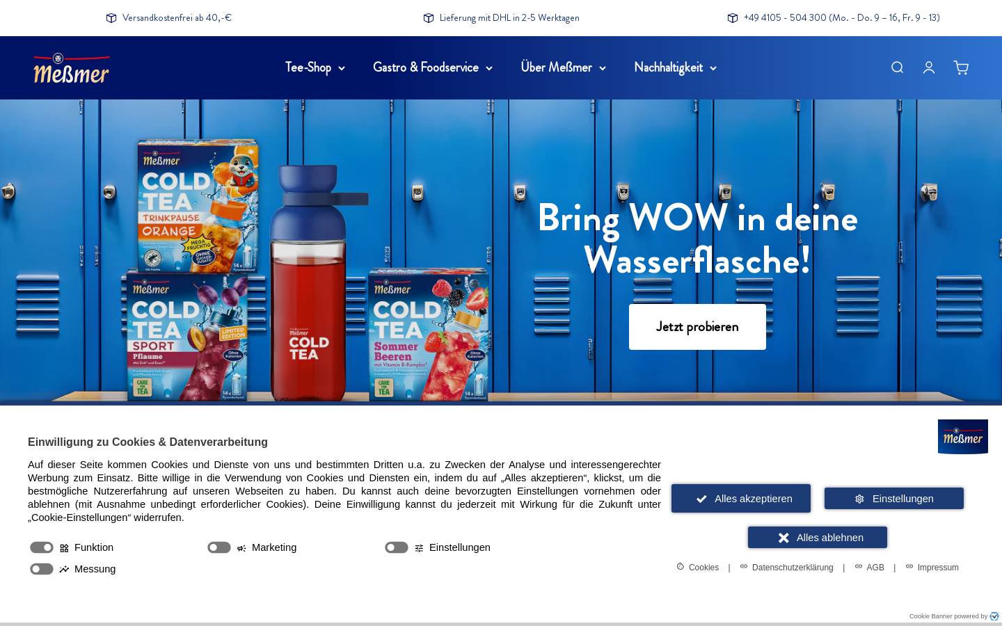 messmer.at homepage screenshot
