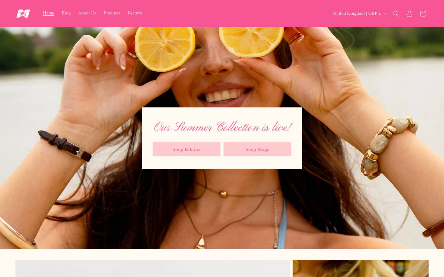 messygirl.shop homepage screenshot