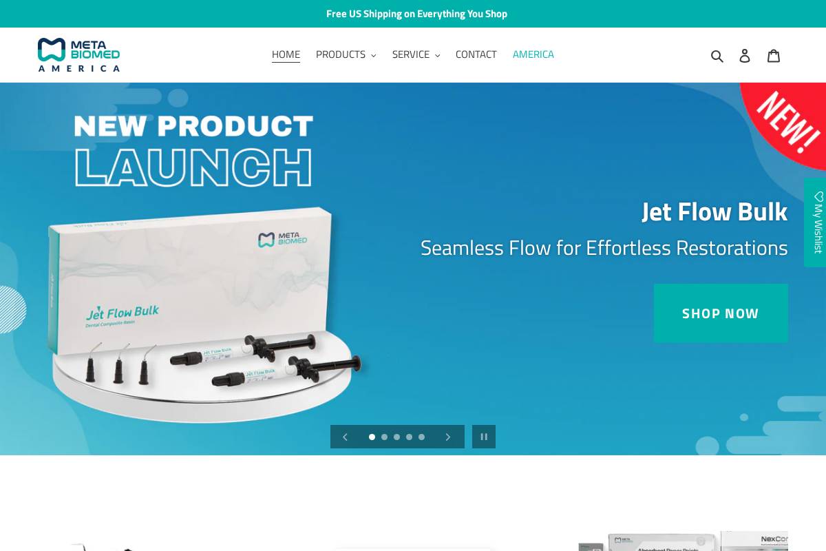 metabiomedshop.com homepage screenshot