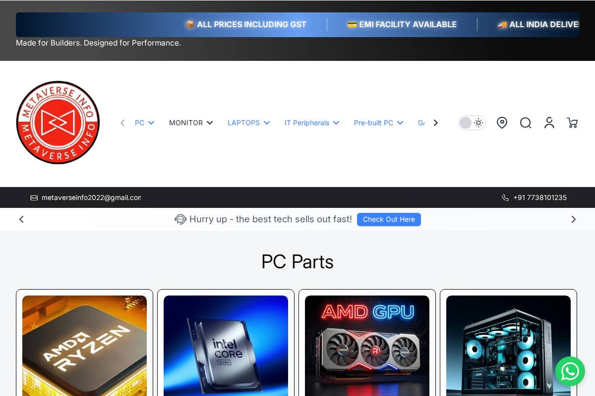 metaithub.com homepage screenshot