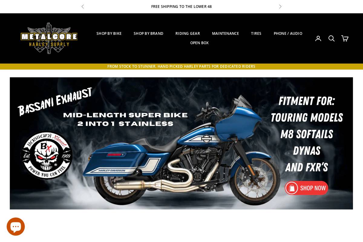 metalcoresupply.com homepage screenshot