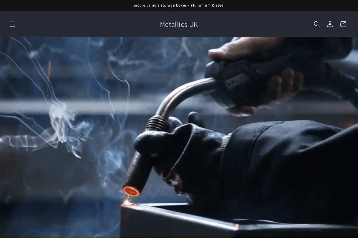 metallicsuk.com homepage screenshot