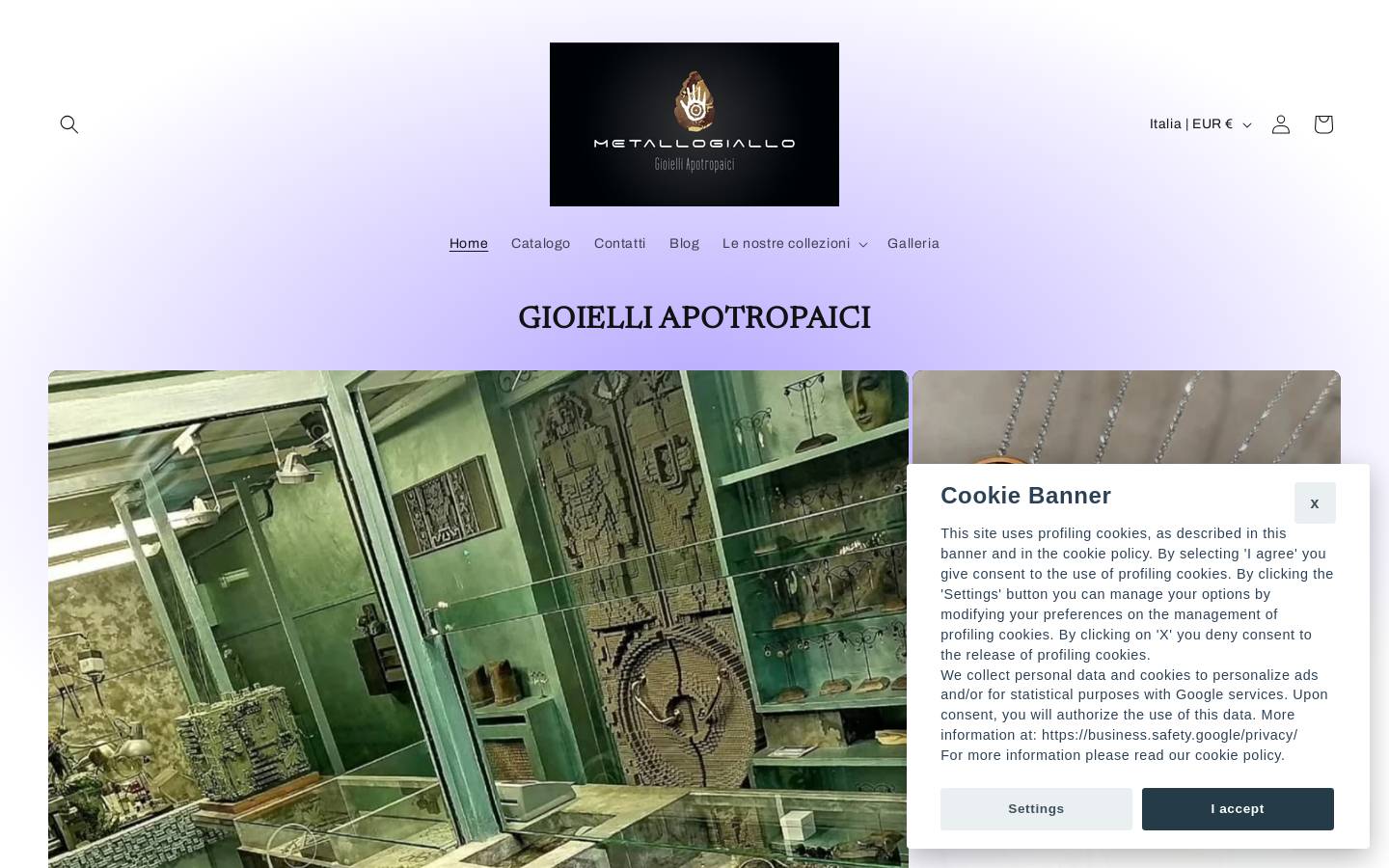metallogiallo.it homepage screenshot