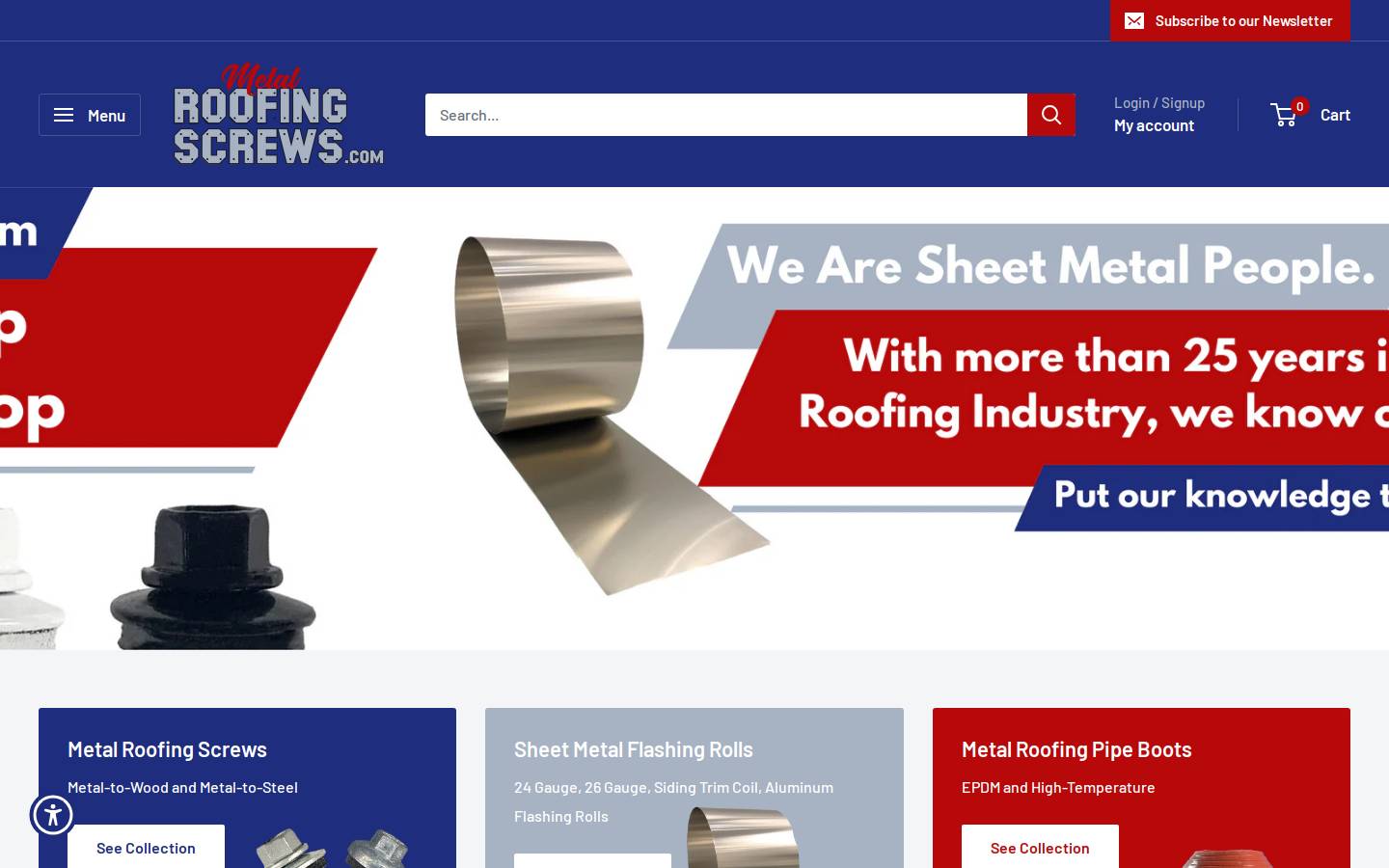 metalroofingboots.com homepage screenshot