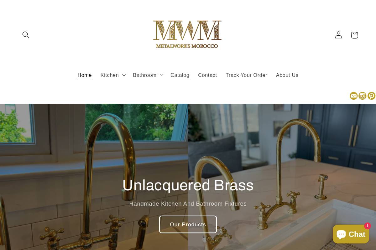 Metalworksmorocco homepage screenshot