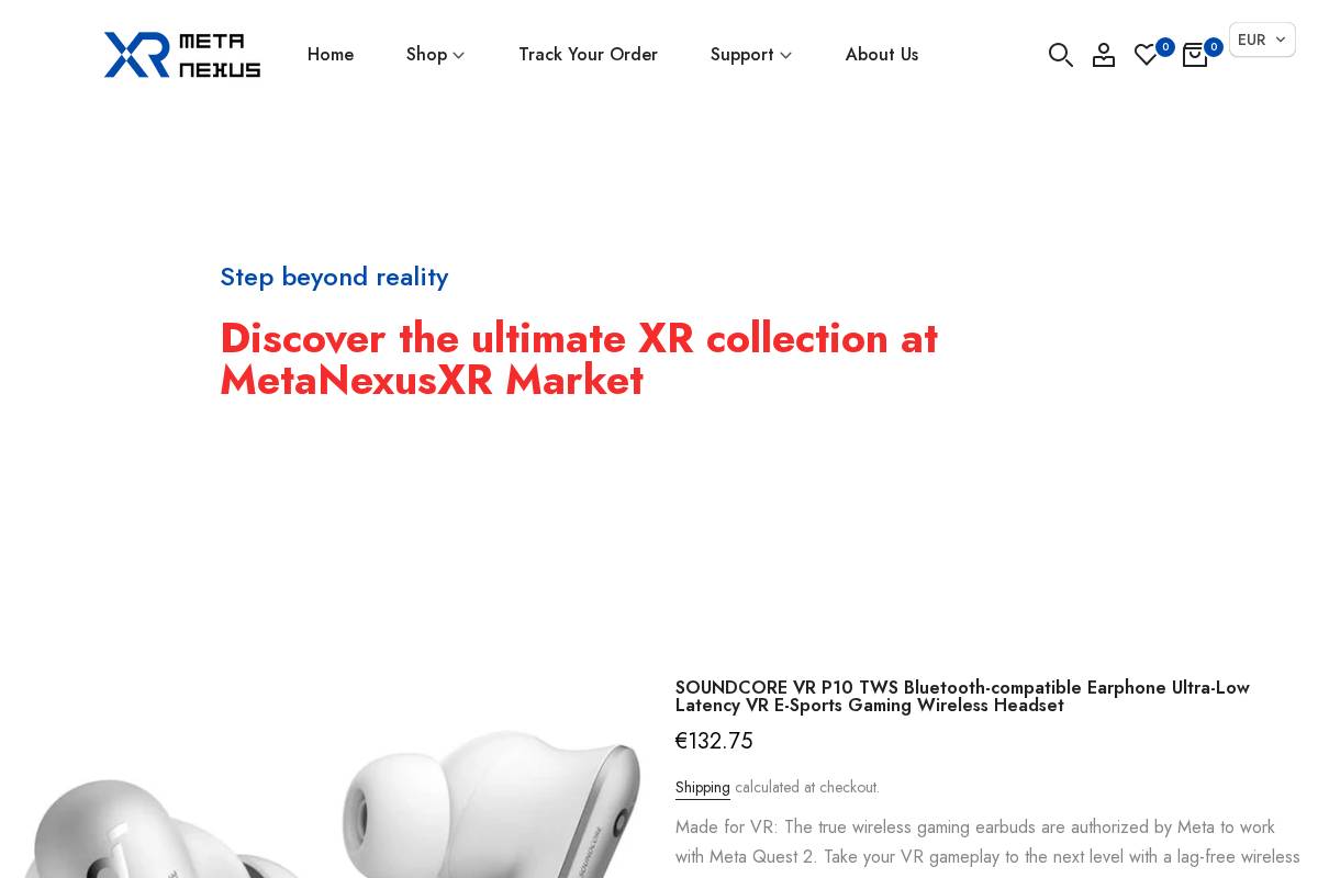 metanexusxr.com homepage screenshot