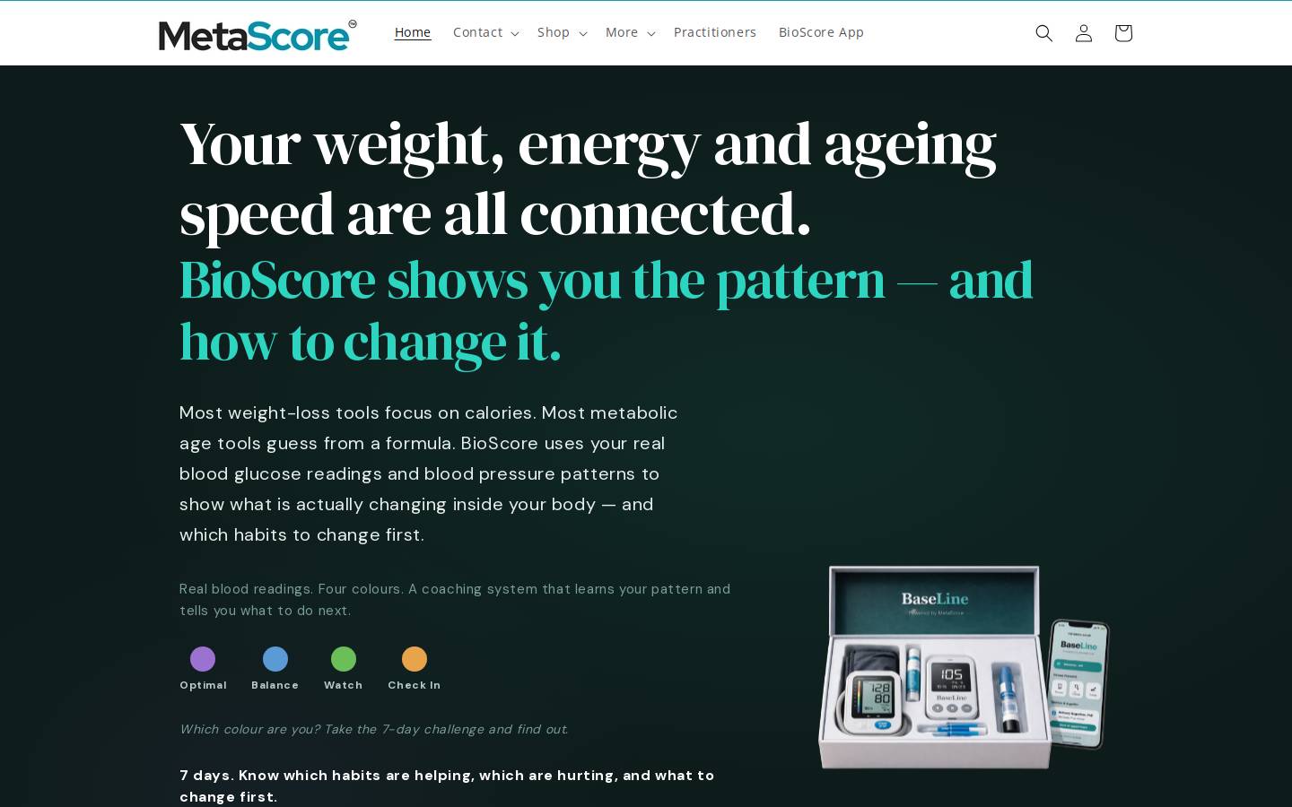 Metascore homepage screenshot
