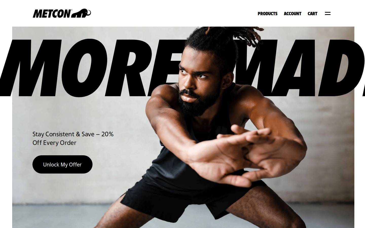 metcon.com homepage screenshot