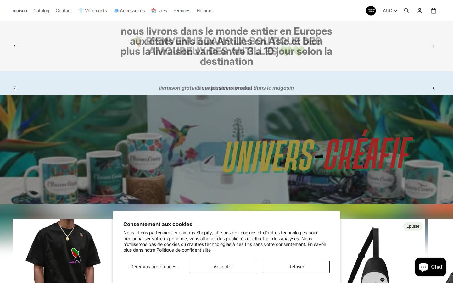 meteorze-univers-creatif.com homepage screenshot