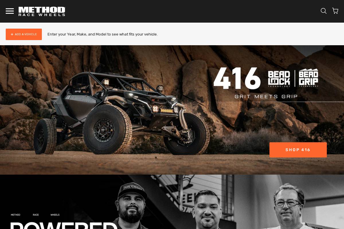 methodracewheels.com homepage screenshot