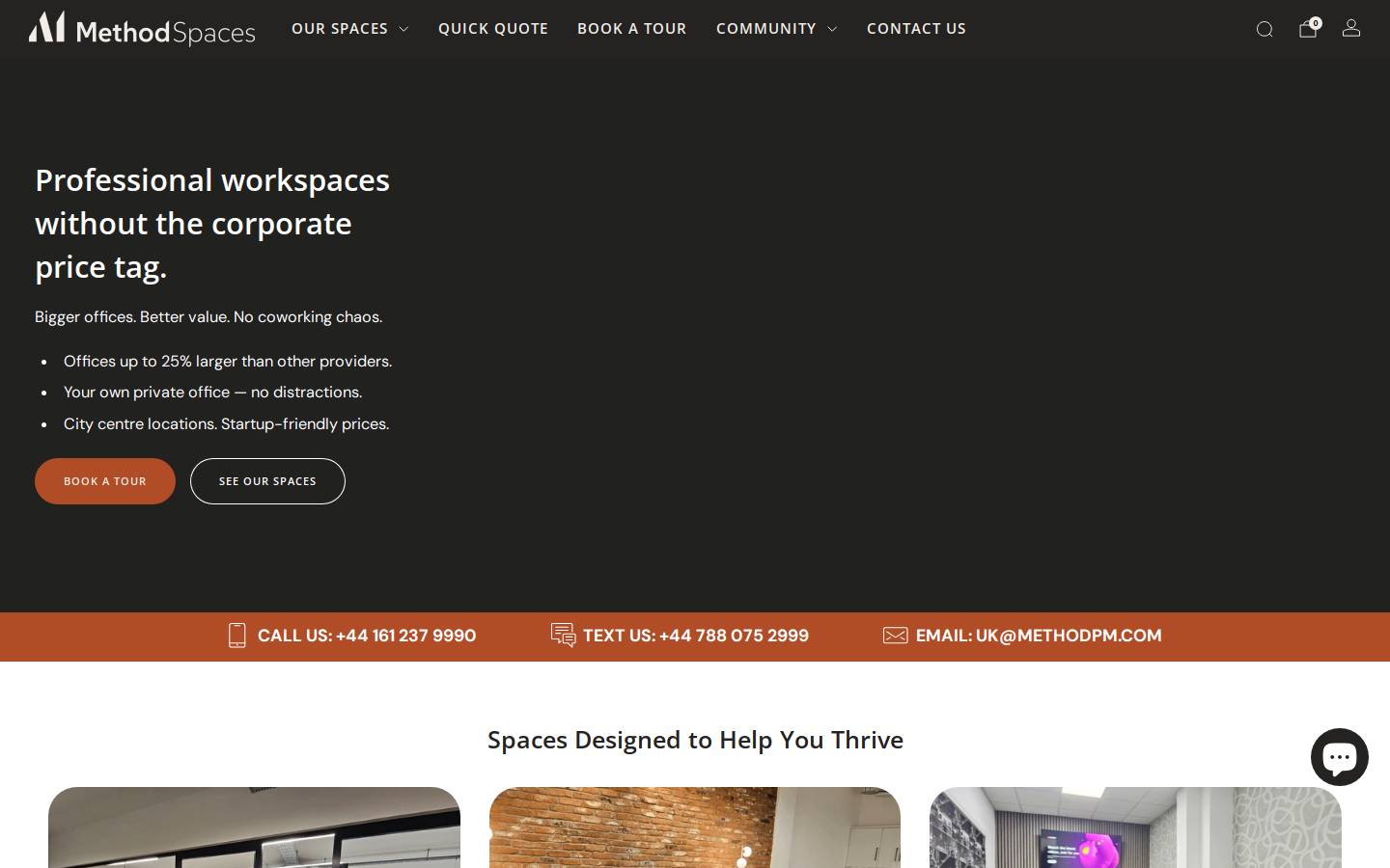 methodspaces.com homepage screenshot