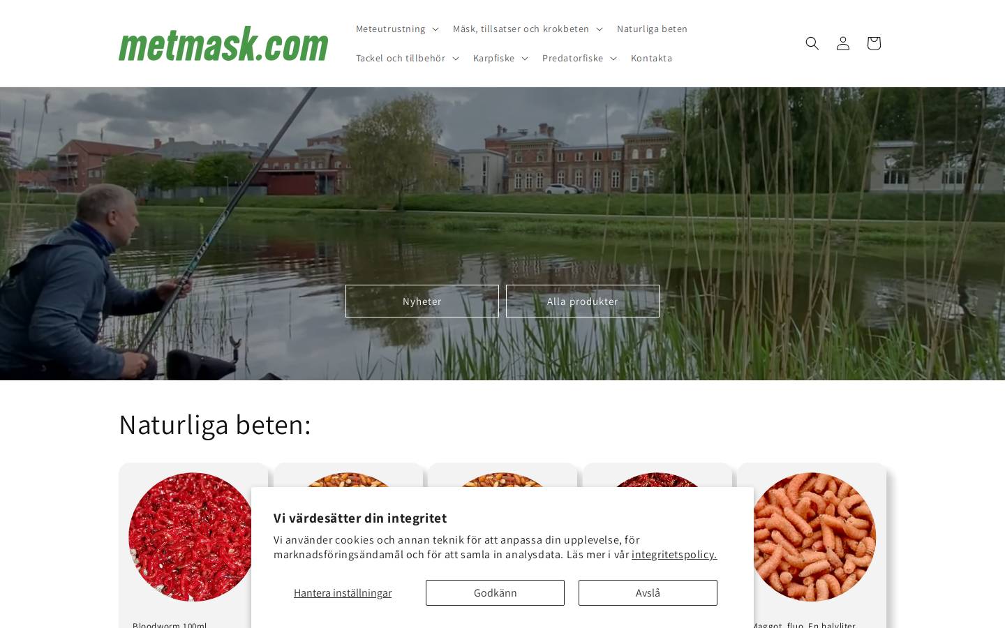 metmask.com homepage screenshot
