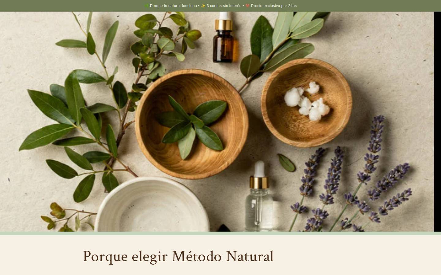 metodonaturalok.com homepage screenshot
