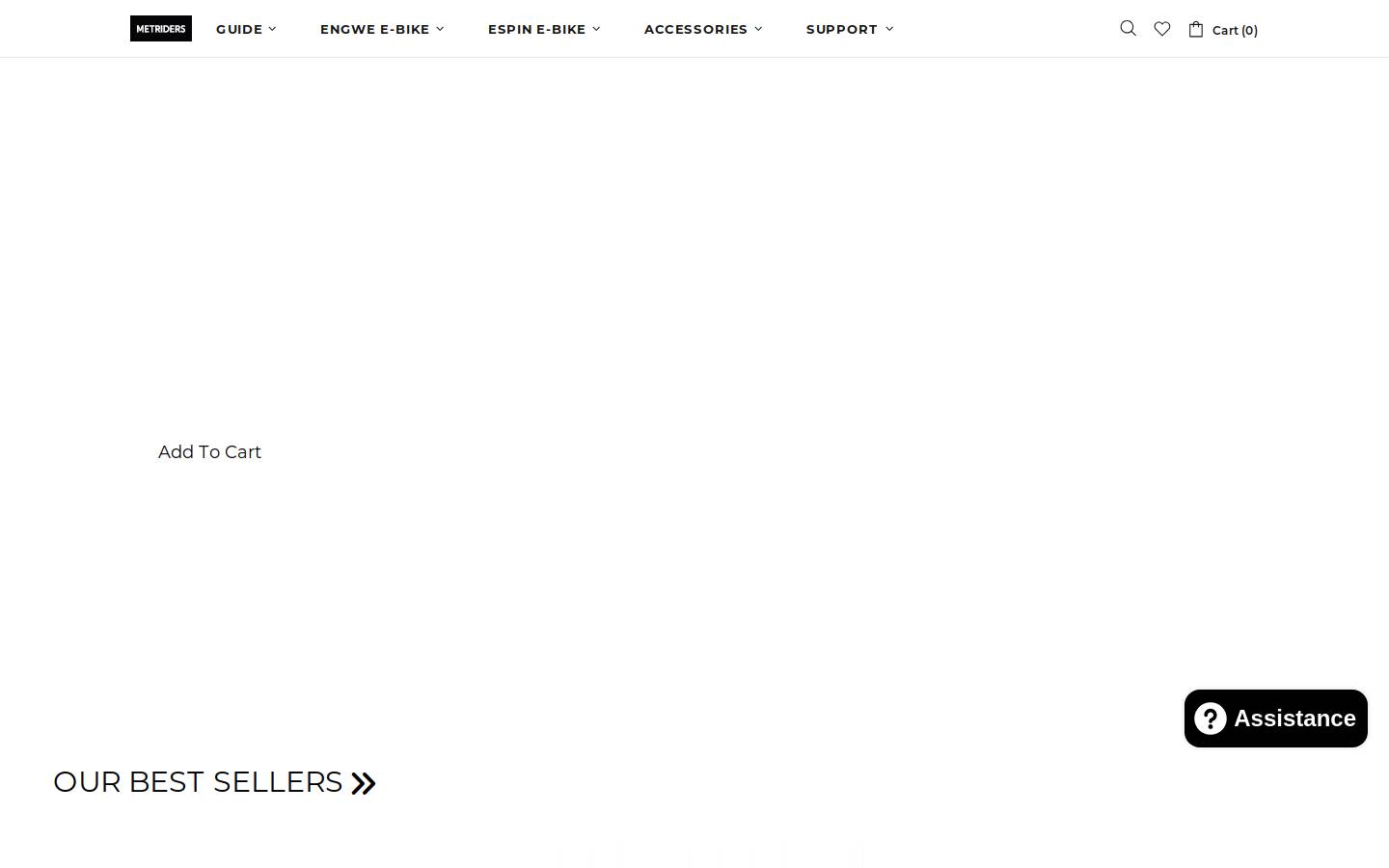 metriders.com homepage screenshot