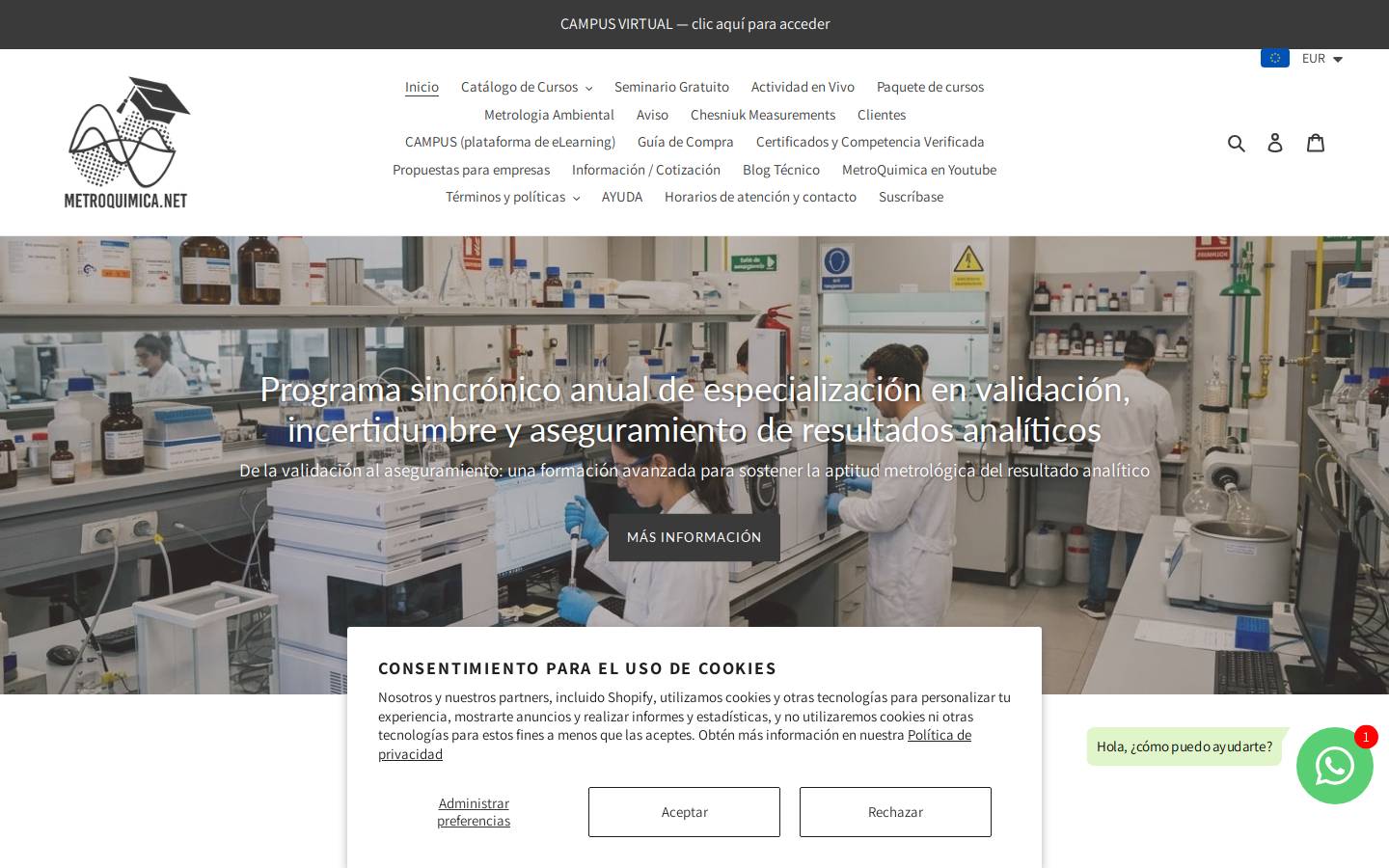 metroquimica.net homepage screenshot