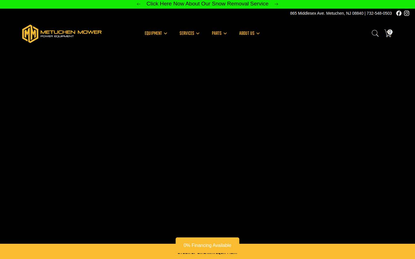 metuchenmower.com homepage screenshot