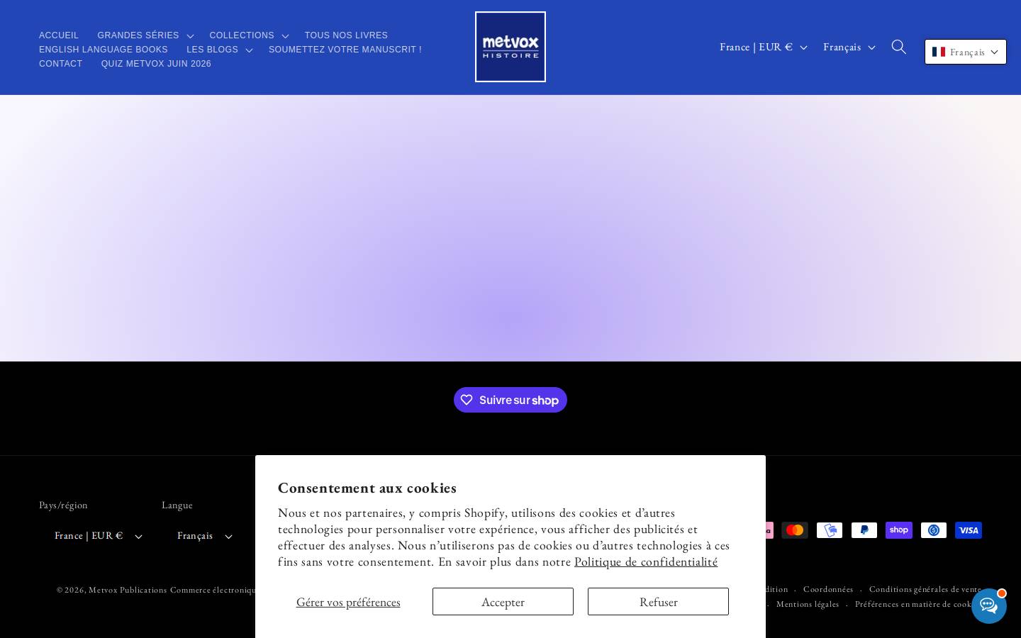 metvox-publications.com homepage screenshot
