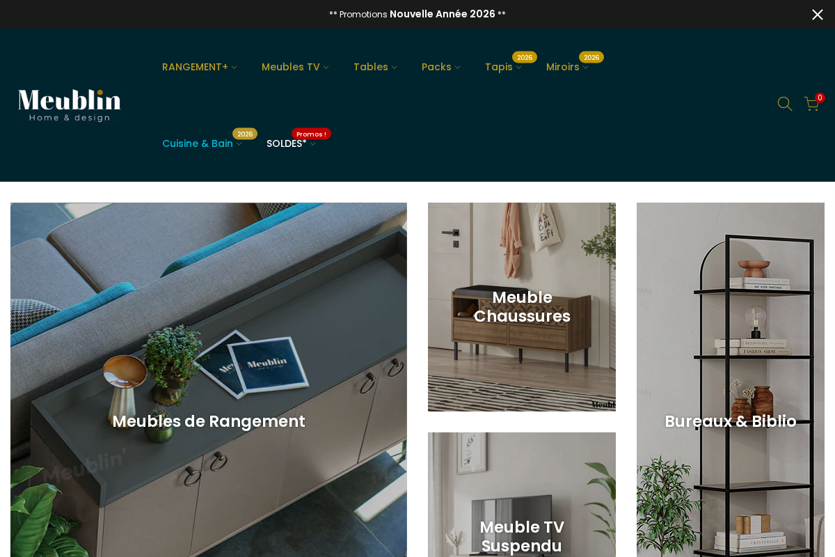 Meublin homepage screenshot