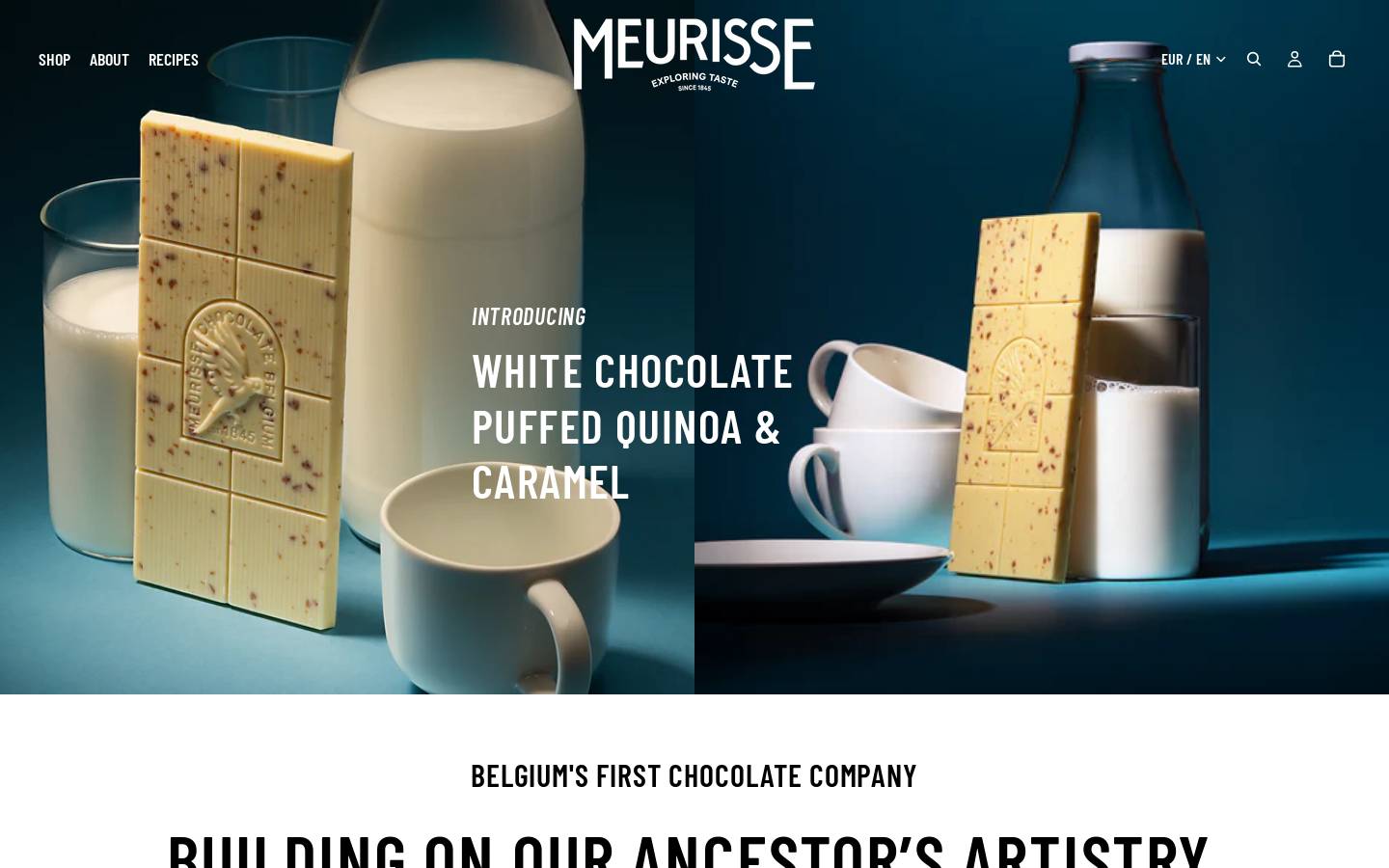 meurisse.be homepage screenshot