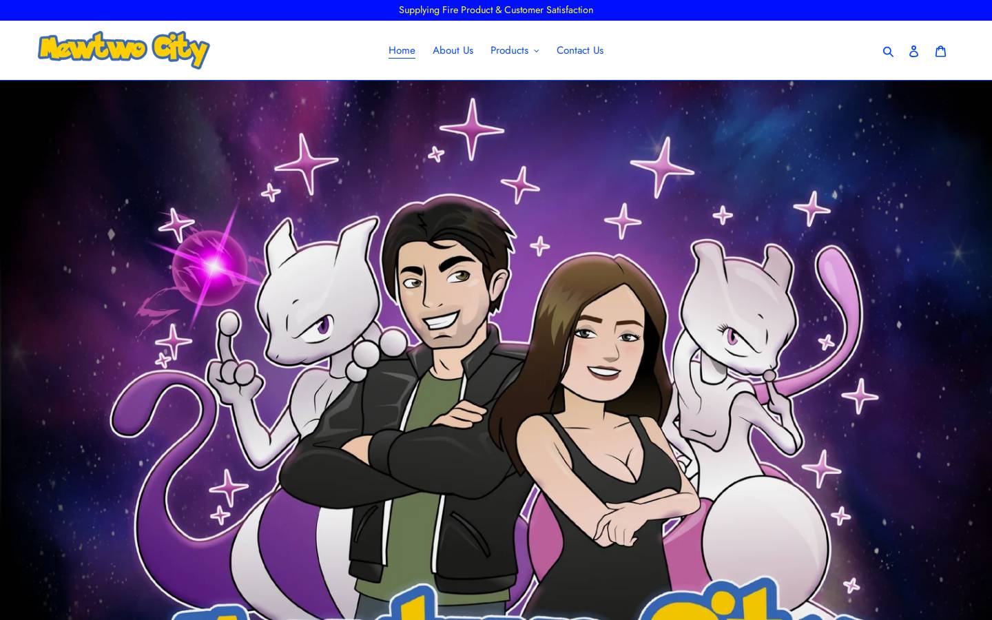 mewtwocity.com homepage screenshot