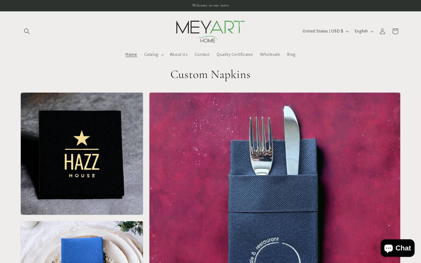 meyarthome.com homepage screenshot