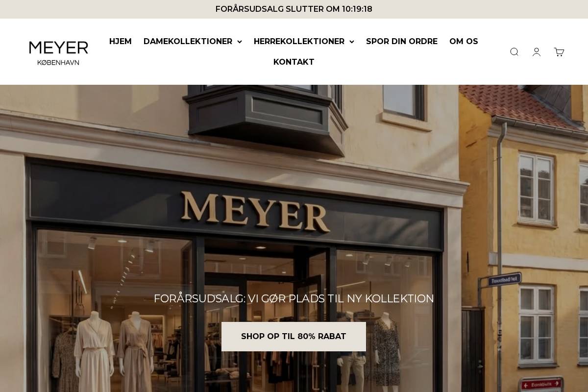 Meyerkobenhavn homepage screenshot