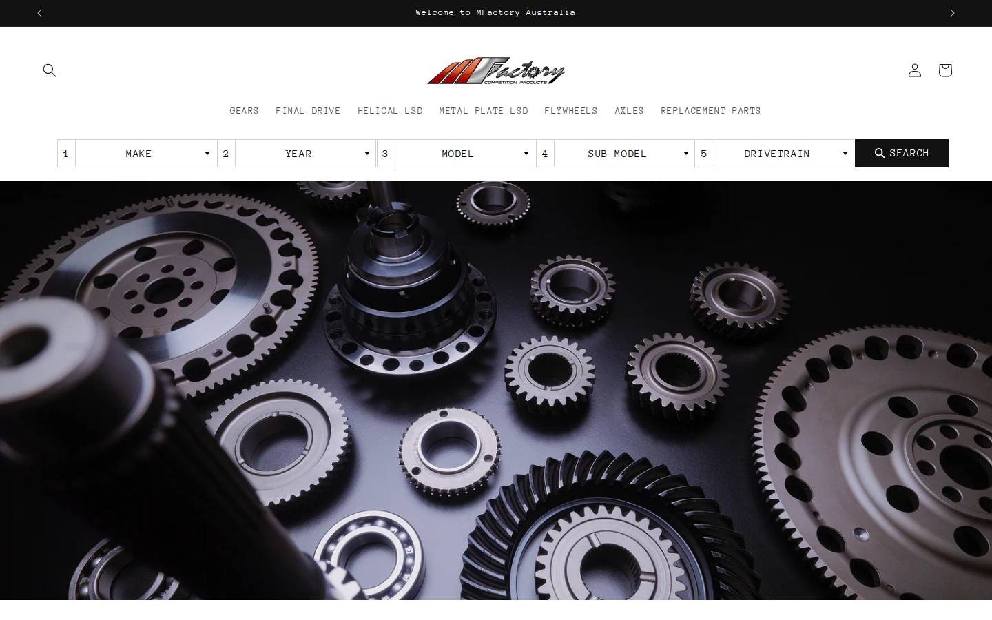 mfactory.com.au homepage screenshot