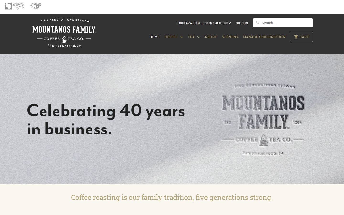 mfct.com homepage screenshot