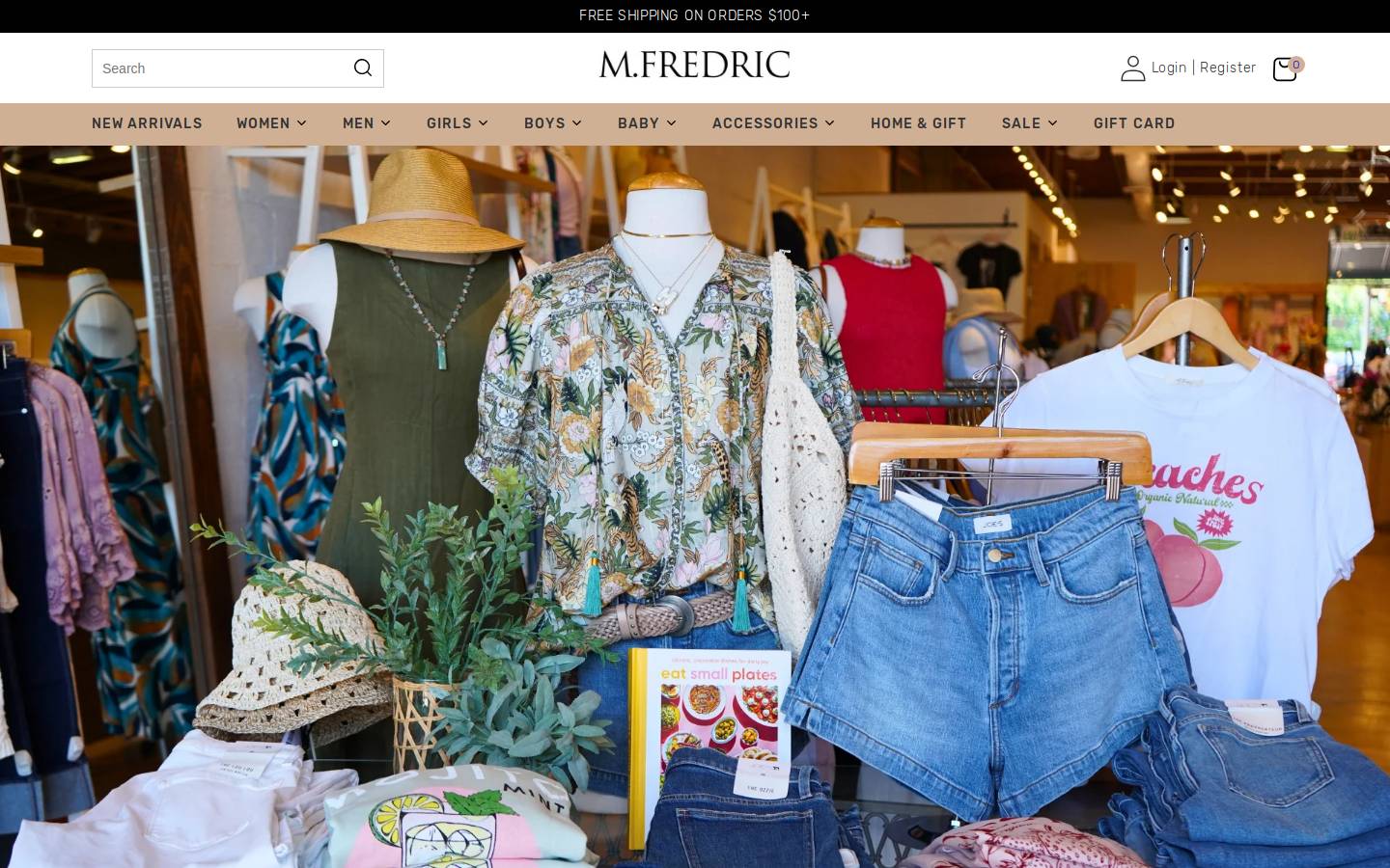 mfredric.com homepage screenshot