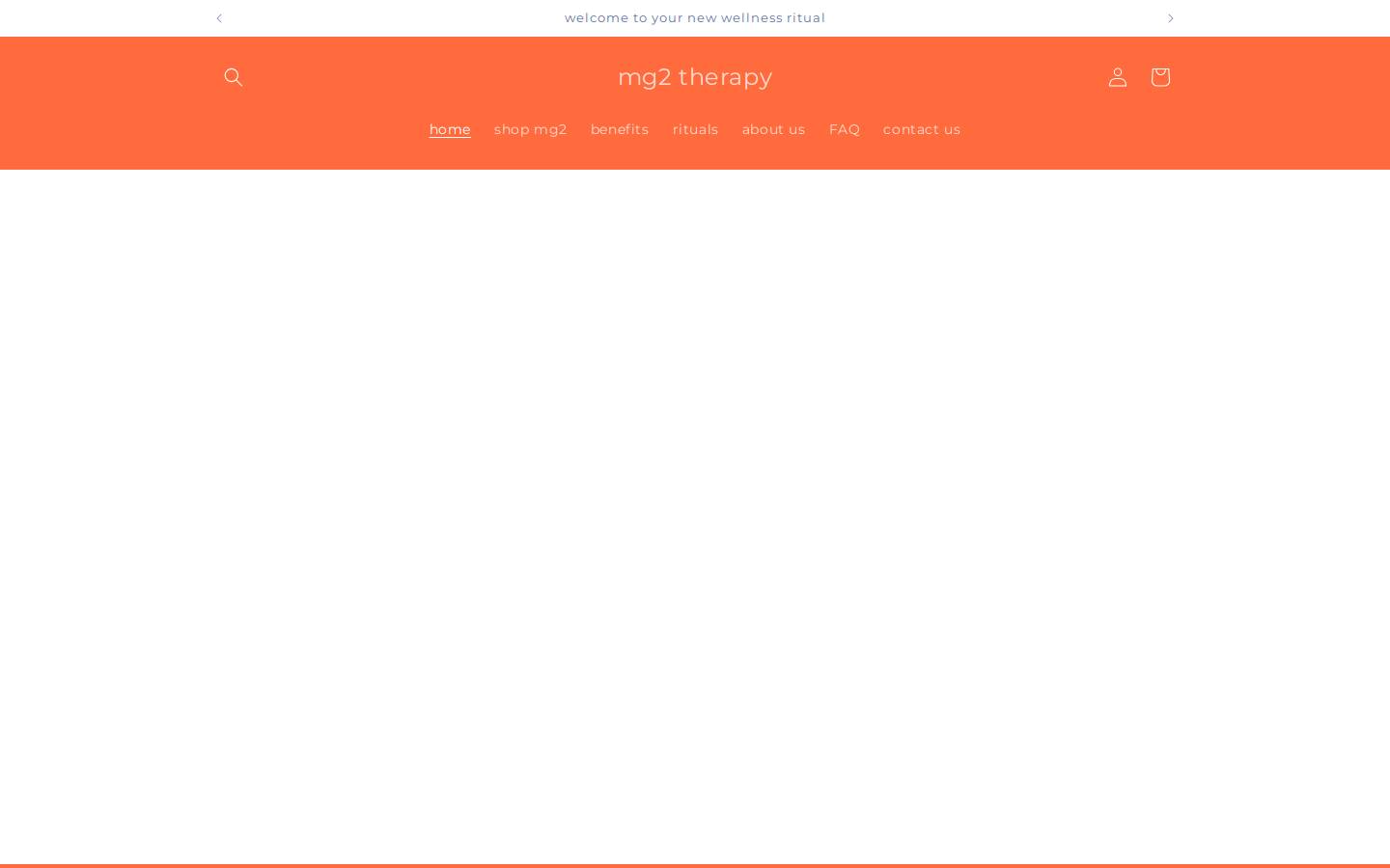 mg2therapy.com homepage screenshot