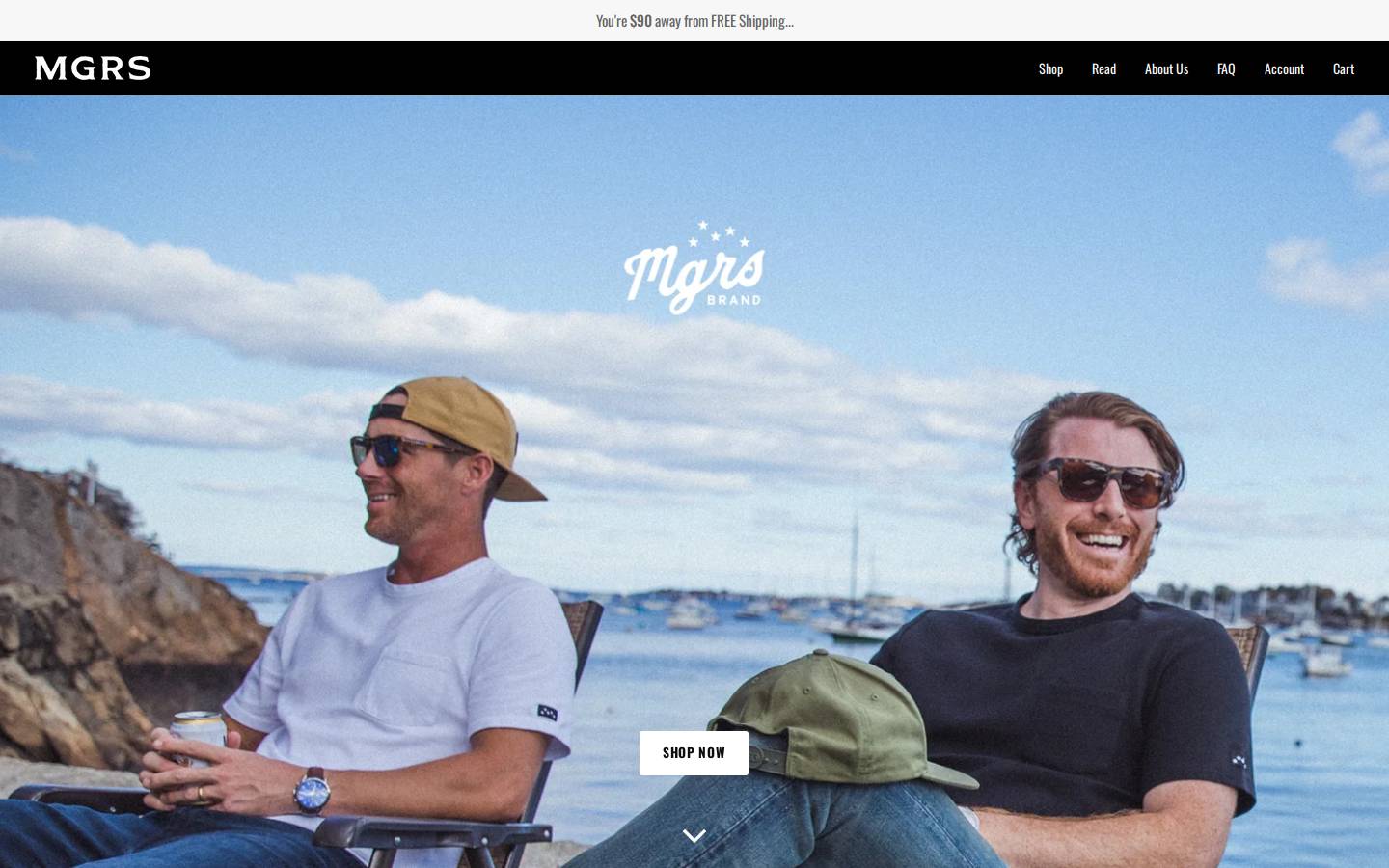 mgrsbrand.com homepage screenshot